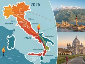 Маршрут эстафеты огня Олимпиады 2026 — 12 000 км по Италии и ключевые этапы